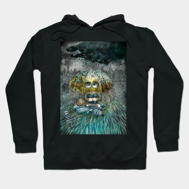 RAINING all day Hoodie by ruta13art